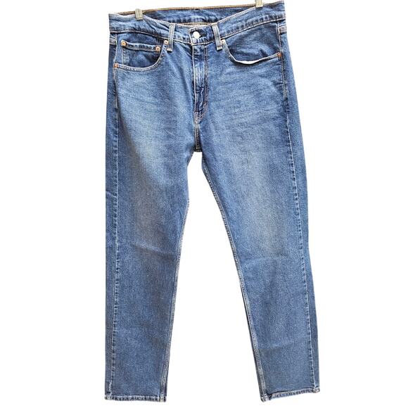 Levi's 505 Regular Fit Classic Straight Leg Jean with Zipper Fly 34x34 - Picture 1 of 11